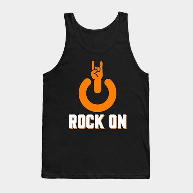 Rock On Tank Top by Mila46